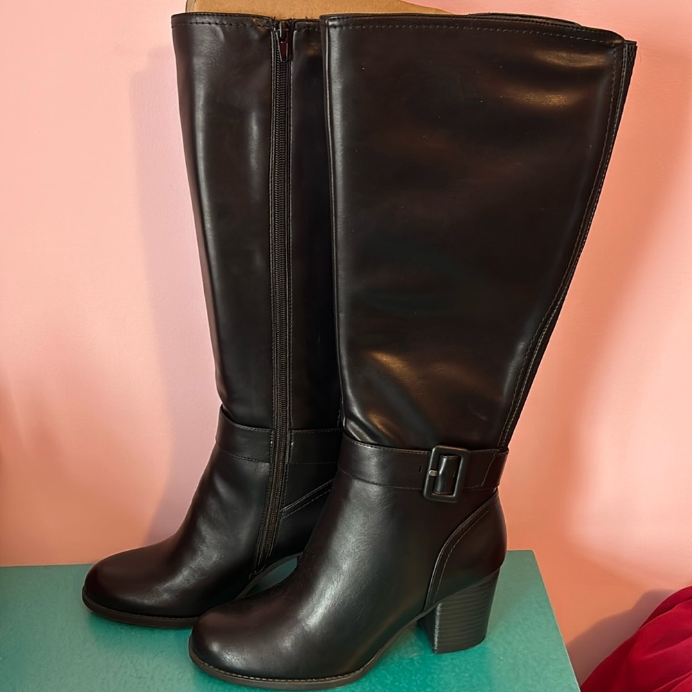 Soul Naturalizer Twinkle Black Wide Calf boots